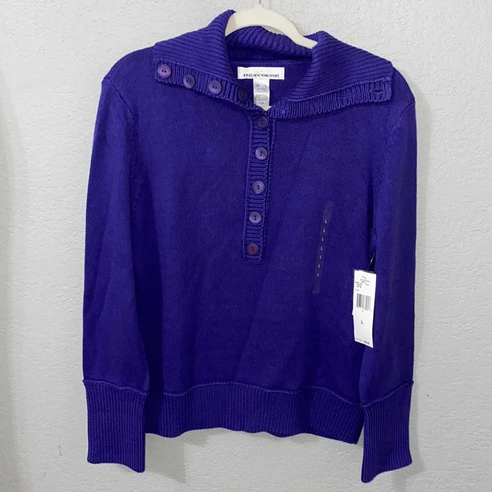 Jones New York Sport Womens Sweater Size Large